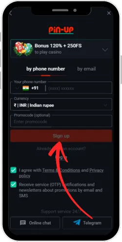 Tap Registration on the home screen